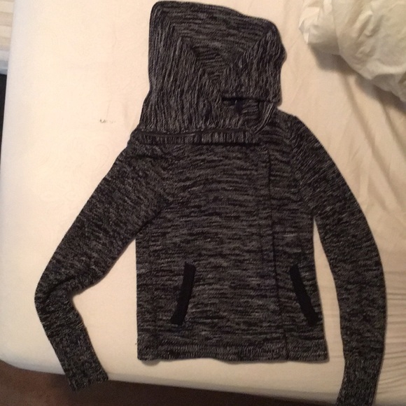 SIDE ZIP MOTO CARDIGAN ASYMMETRICAL - Picture 5 of 5